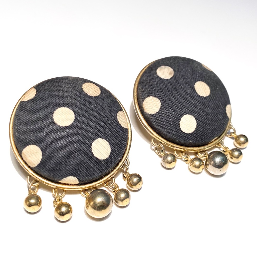 Vintage Natasha Stambouli Large Earrings - Picture 5 of 15